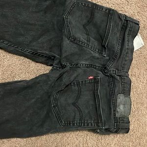Mens Levi 32x34 Black jeans